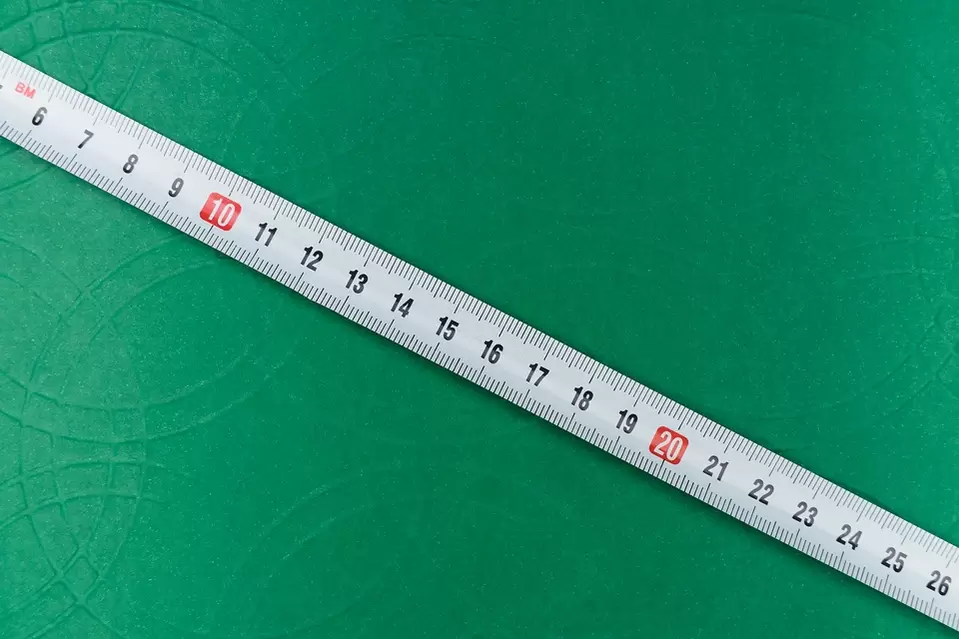 an inch to measure the penis before enlargement