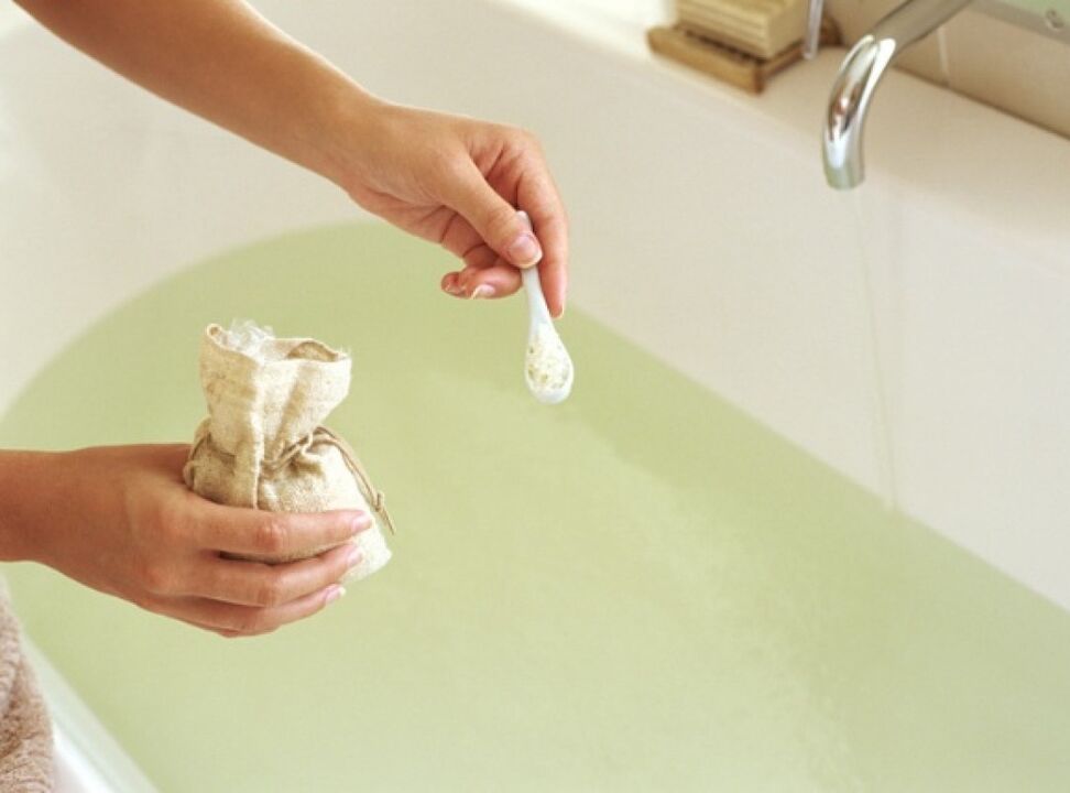 Bath with a soda to increase a member