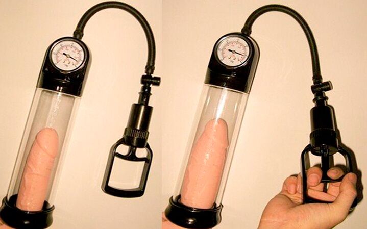 How to use a vacuum pump for a member increase