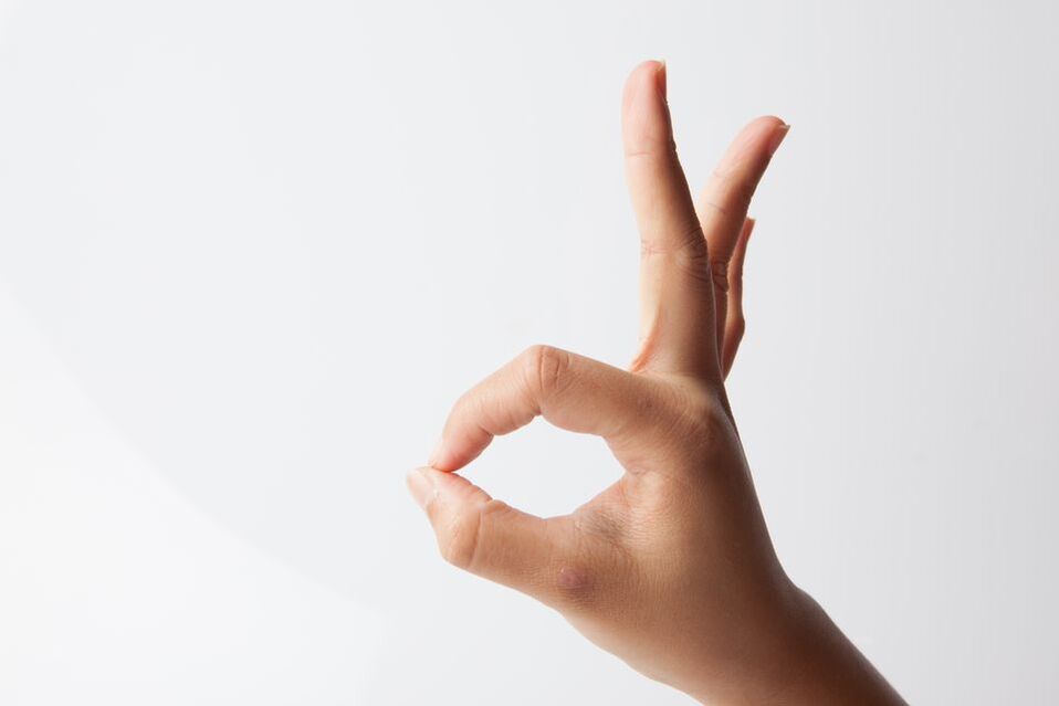 Finger ring for penis enlargement exercises